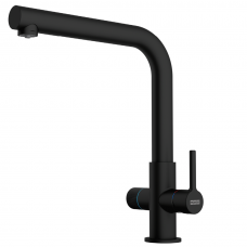 Baterie de bucătărie cu funcție filtrare Franke Lina L Clear Water 120.0730.802 negru