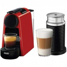 Espressor cu capsule Nespresso Essenza Mini Ruby Red + Aeroccino3 Black