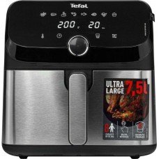 Friteuza cu aer cald Tefal Easy Fry Mega EY855D10, 7.5l, 8 functii, argintiu & negru