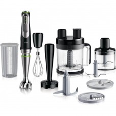 Blender de mână multifunctional Braun Multiquick 9 MQ9187XLI, 1200 W, negru/argintiu