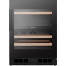Racitor de vinuri Hisense RW3N122GSLF, 46 sticle, H 82 cm, Clasa F, Wi-Fi, negru