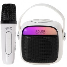 Boxa activa si Karaoke speaker cu microfon Adler AD 1199w, AUX, USB, Bluetooth