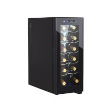 Racitor de vinuri Camry CR 8068, Capacitate 12 sticle sau 33L, Iluminare Interioara, Touch, 50 W